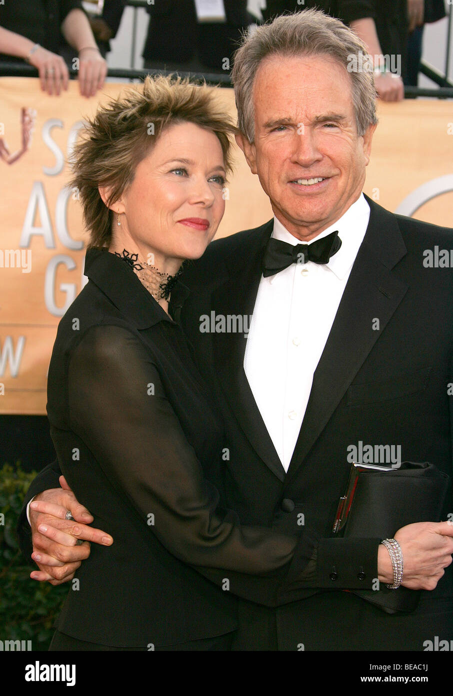 BENING et Warren Beatty Photo Stock Alamy