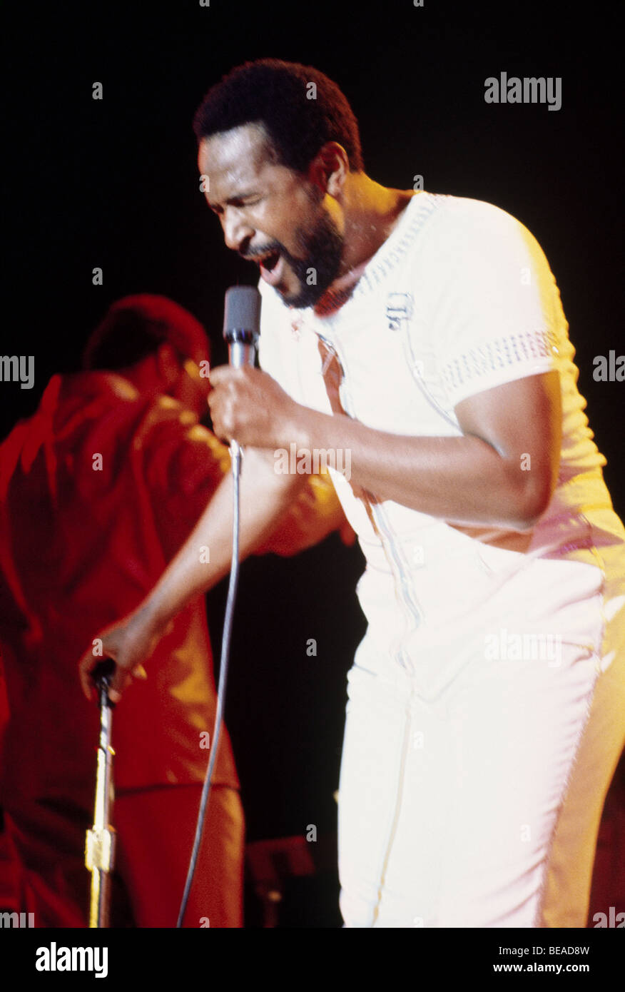 MARVIN GAYE - chanteur de Soul US en 1974 Banque D'Images