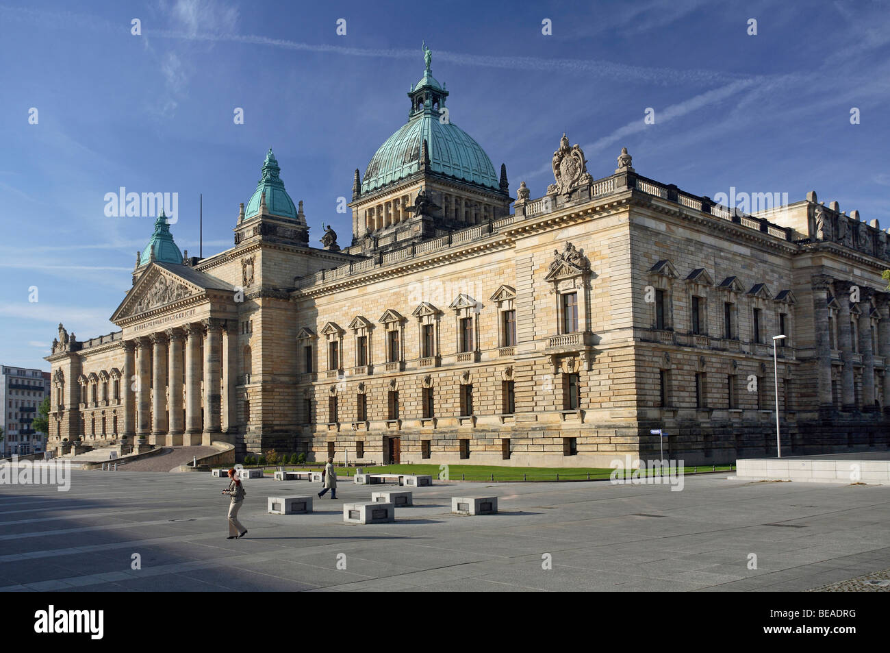 Le bâtiment du tribunal administratif fédéral, Leipzig, Allemagne Banque D'Images