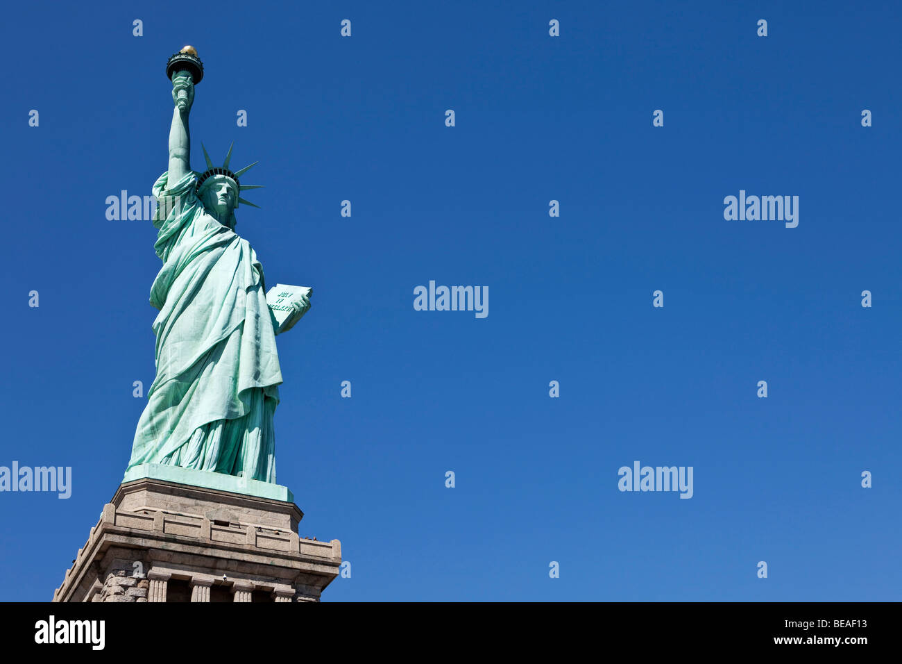 Statue de la liberté, Liberty Island, New York, NY, USA Banque D'Images