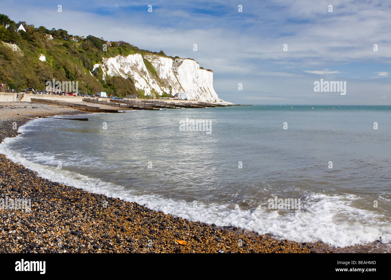 St Margaret's Bay Kent Banque D'Images