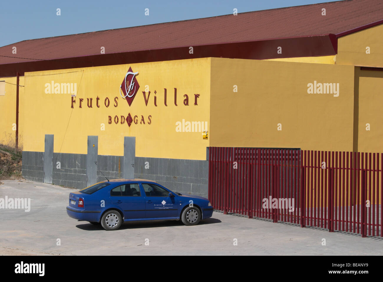 Bodegas Frutos Villar, cigales Espagne Castille et Leon Banque D'Images