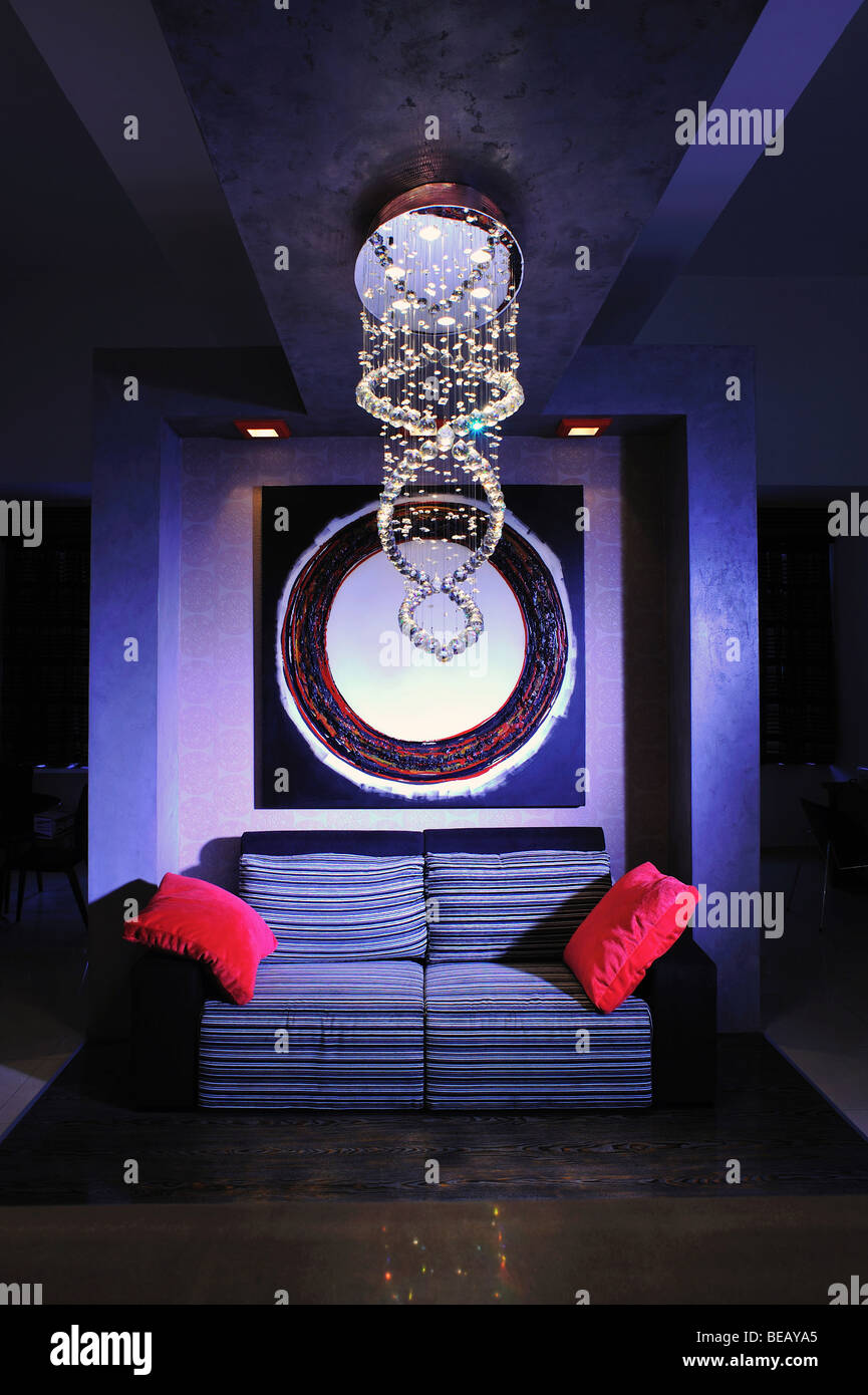 Maison moderne, architecture intérieure moderne maison, style de vie, photo Kazimierz Jurewicz Banque D'Images