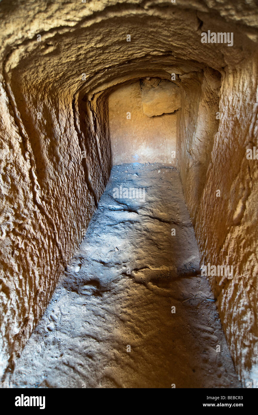 Le tombeau des rois des tombes Paphos Chypre Banque D'Images