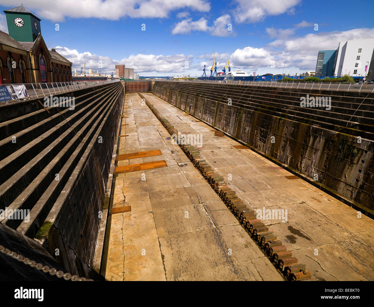 Thompson Dry Dock, Belfast Banque D'Images