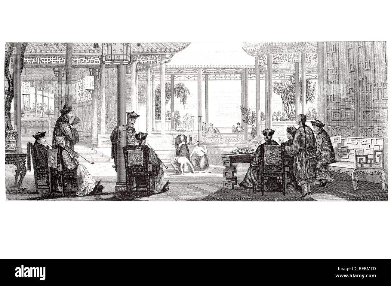 Les jongleurs chinois Banque D'Images