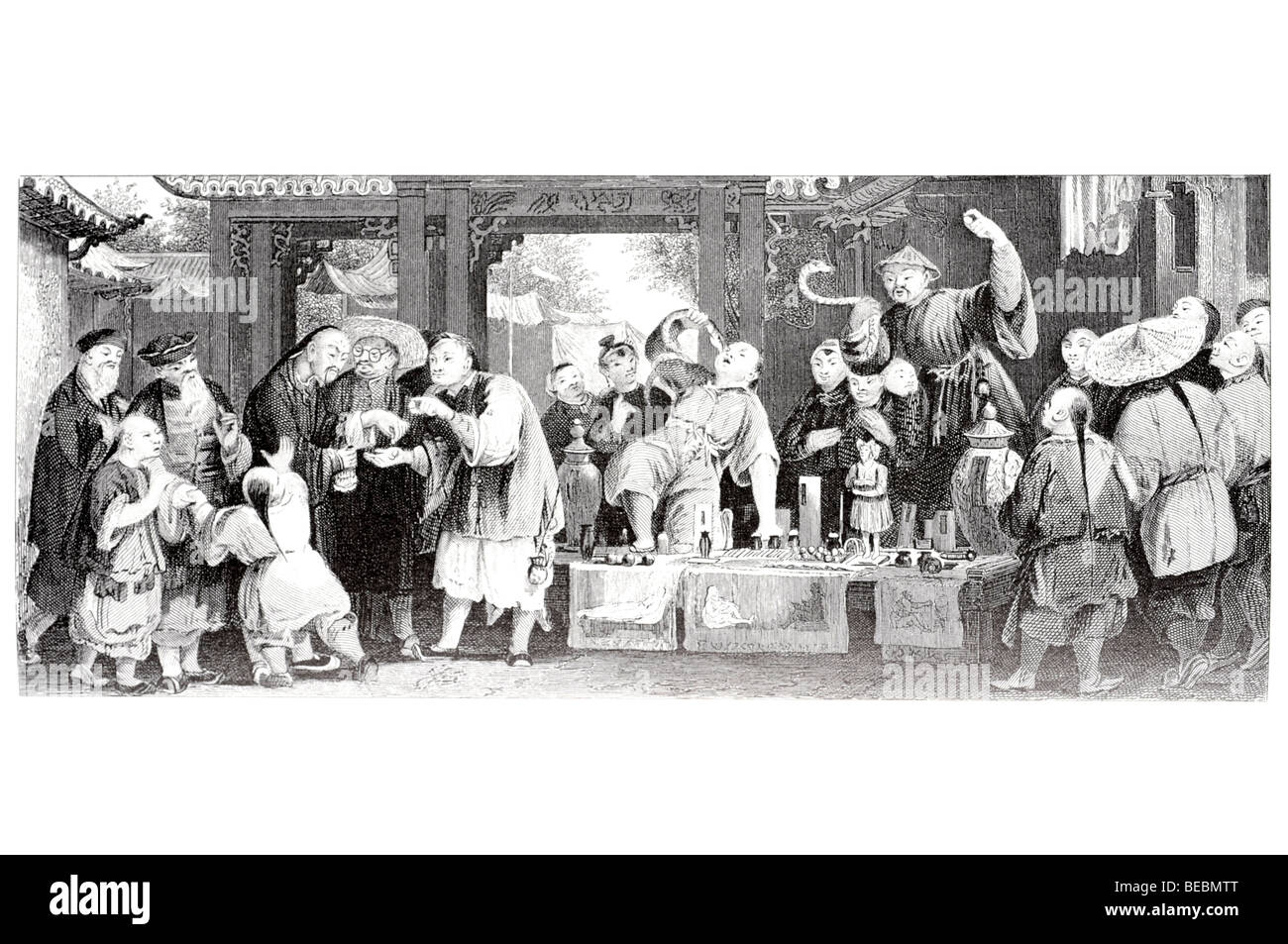 charlatan chinois Banque D'Images