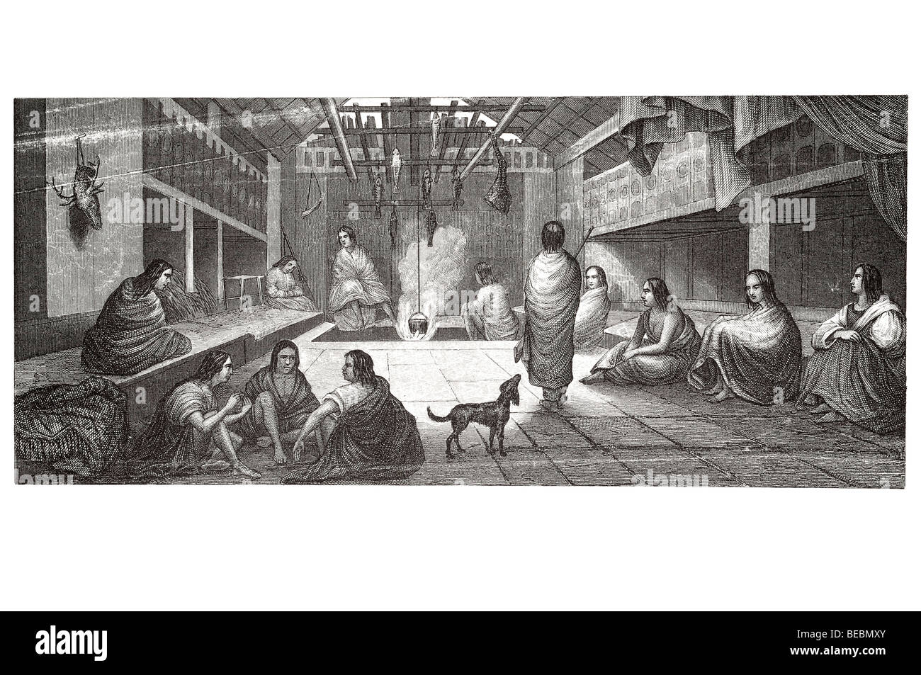 Les Chinook de logement Banque D'Images