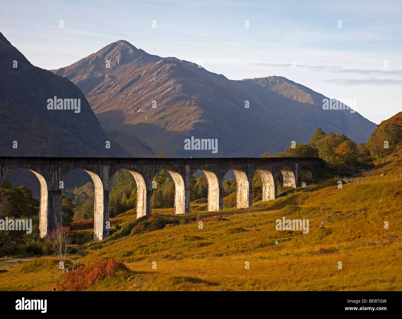 Viaduc de Glenfinnan, Lochaber, Écosse, Royaume-Uni, Europe Banque D'Images