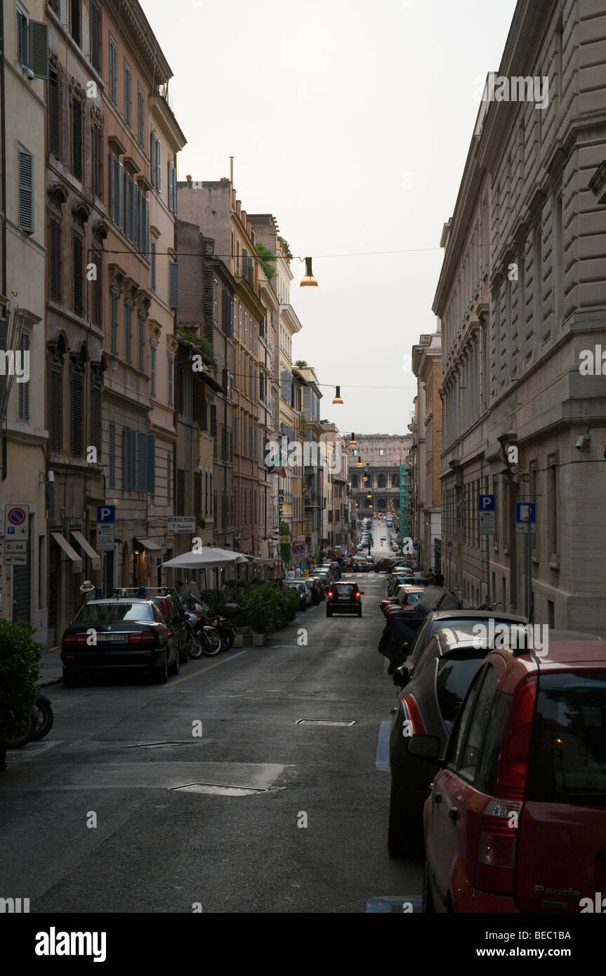 Rue de Rome Banque D'Images