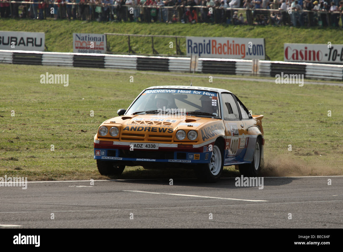 Castle Coombe Rally day 2009 - Opel Manta 400 Banque D'Images