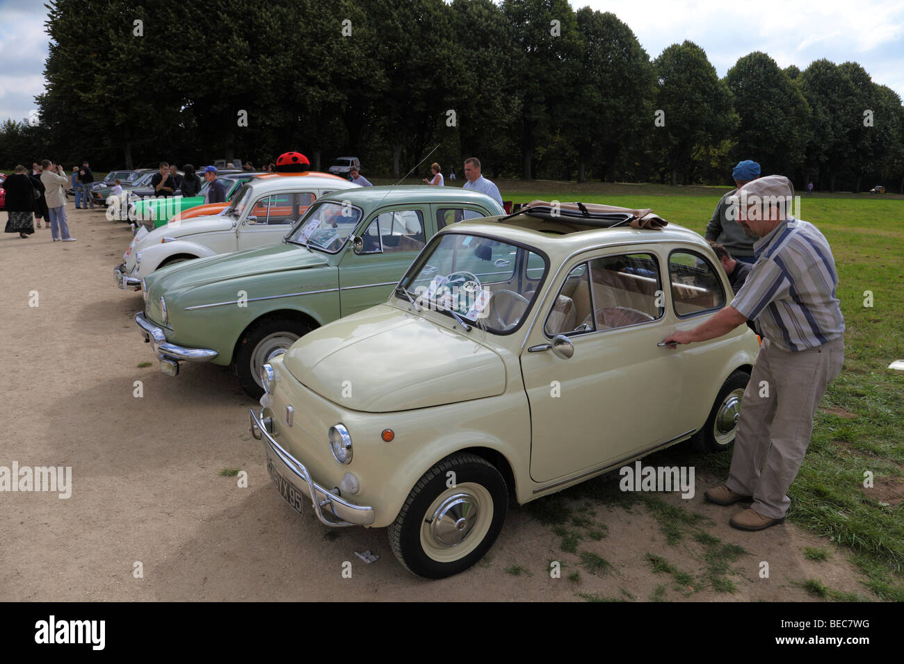 Vintage Car show, Villers Cotterets,France Banque D'Images