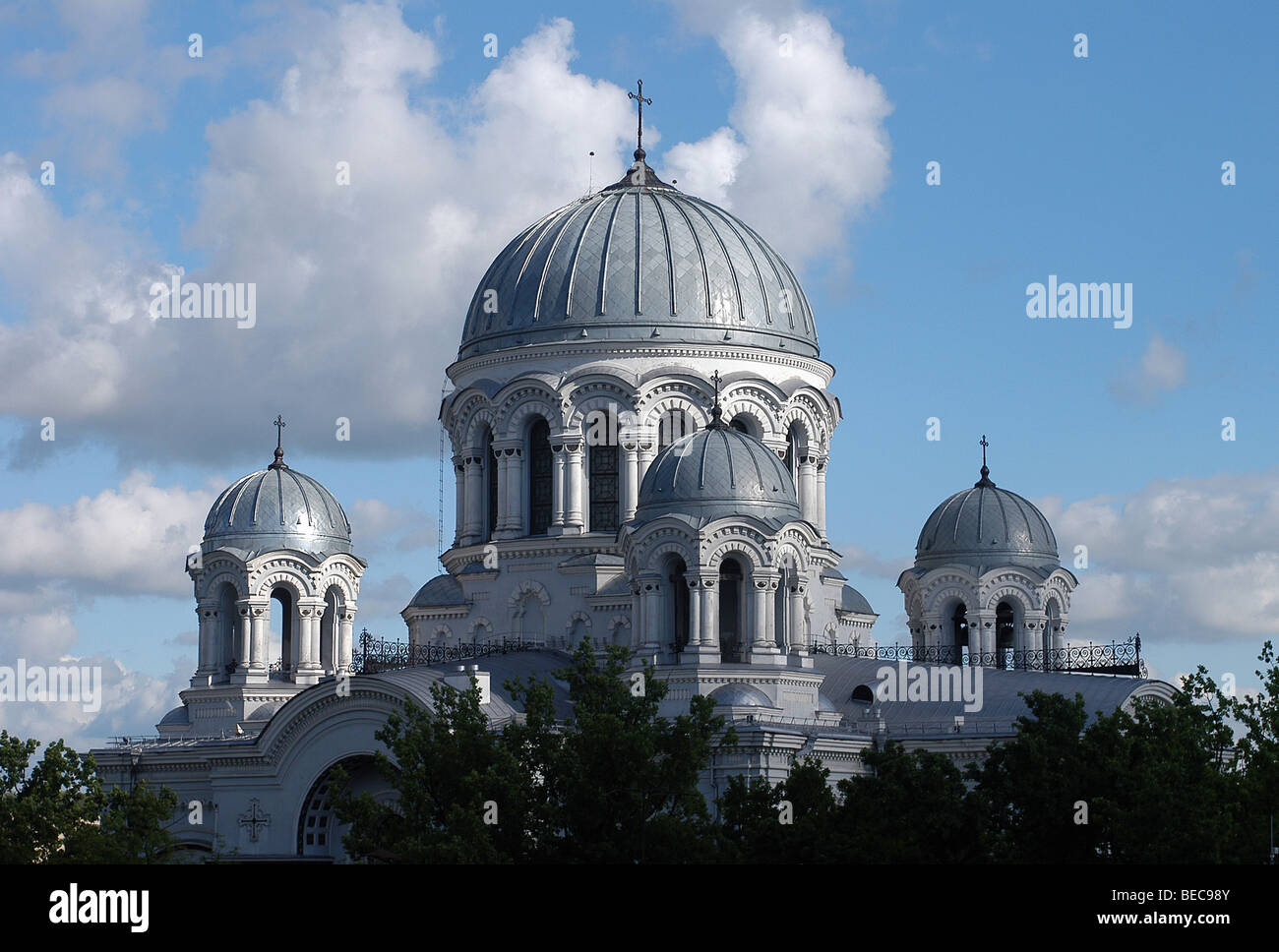 L'église Saint-Michel-Archange, Kaunas, Lituanie. Banque D'Images