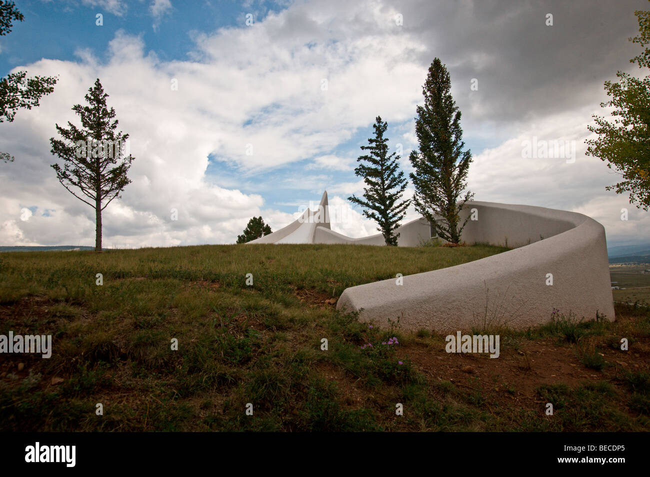 Vietnam Veterans Memorial State Park - premier et seul état parc dédié exclusivement aux anciens combattants du Vietnam - Angel Fire, NM. Banque D'Images