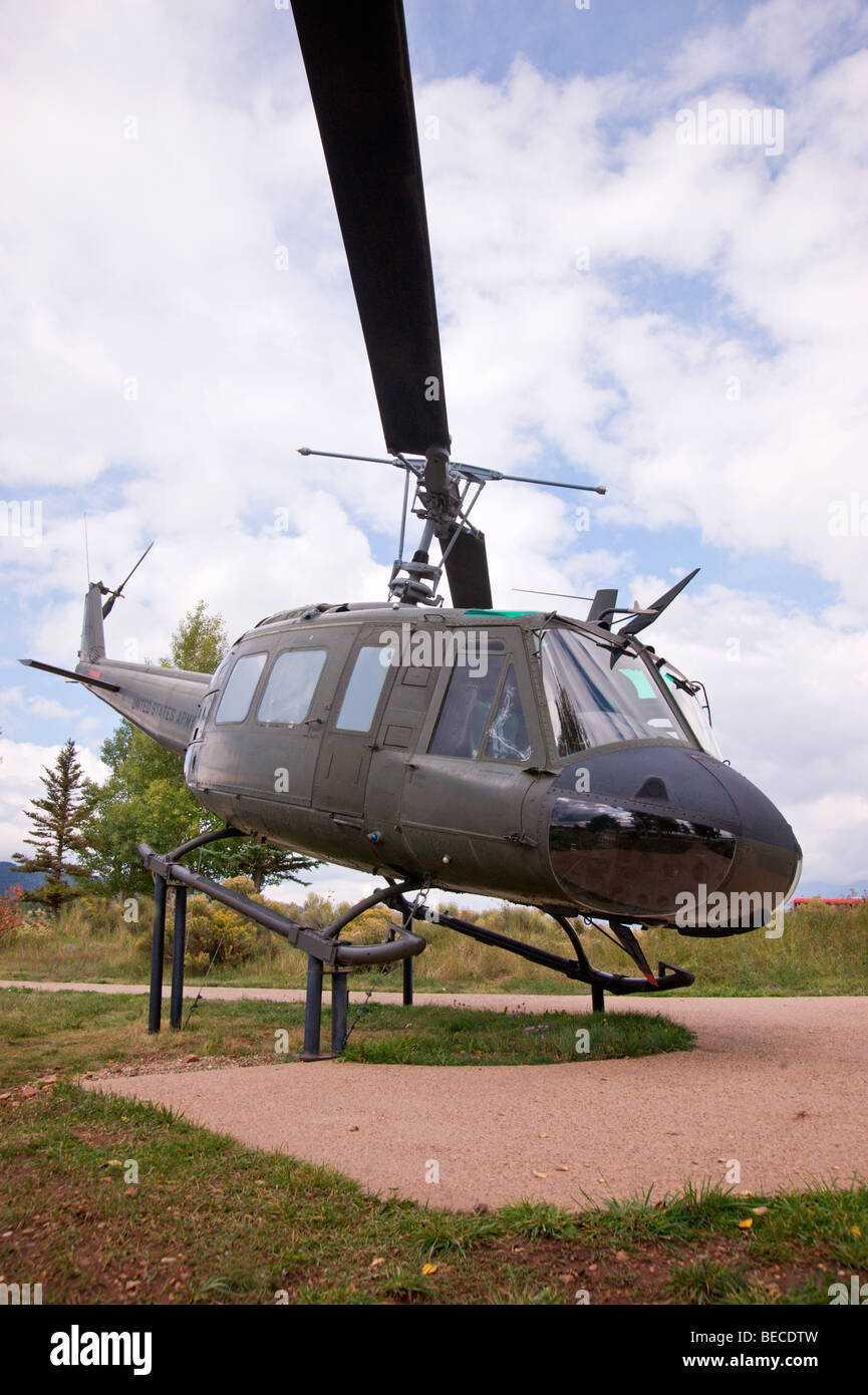 Vietnam Veterans Memorial State Park - premier et seul état parc dédié exclusivement aux anciens combattants du Vietnam, dans la région de Angel Fire, NM. Banque D'Images