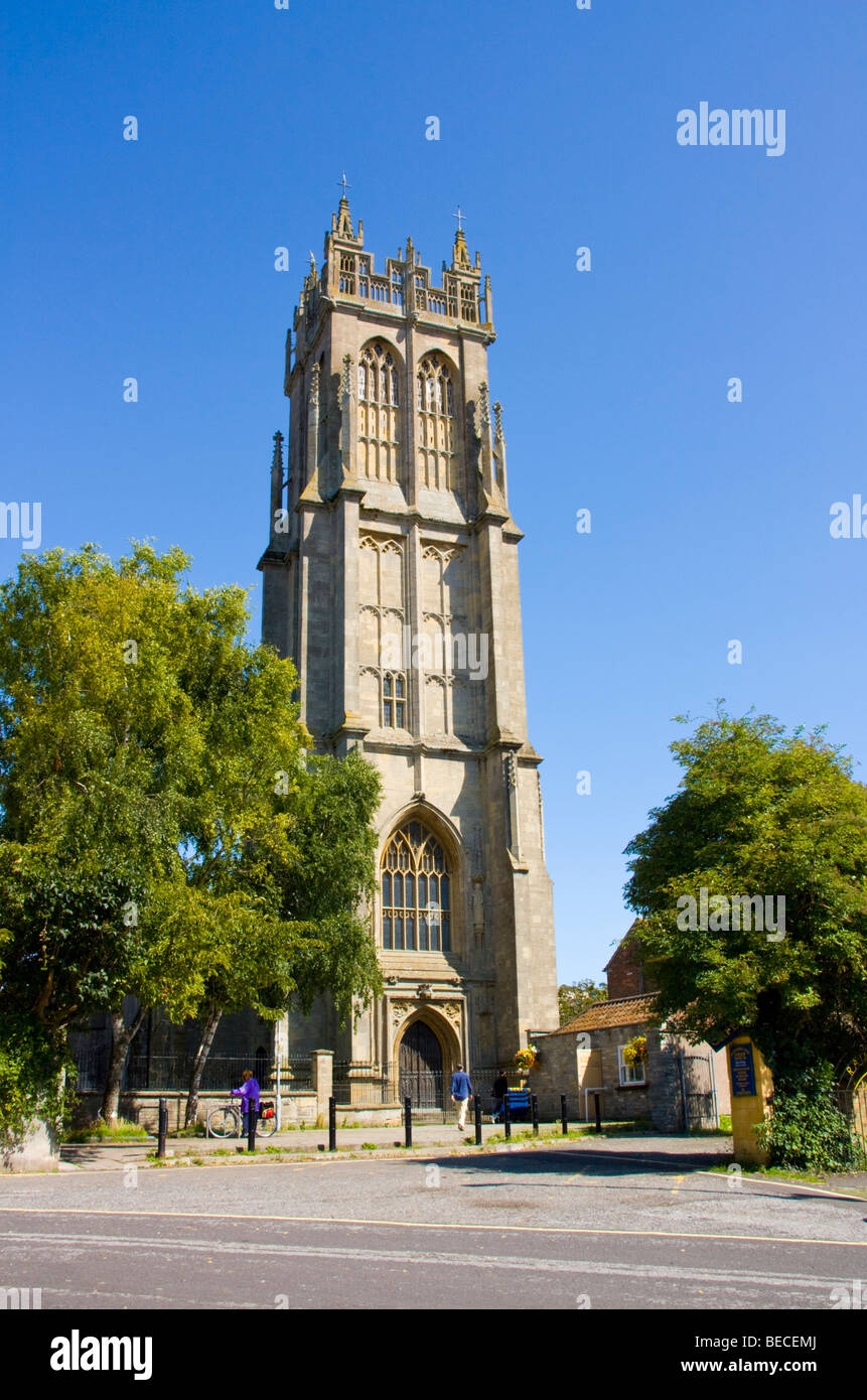 St Johns Church England UK Somerset Glastonbury Banque D'Images