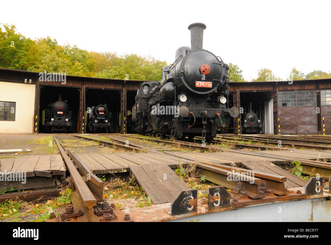 Charbon moteur de la Locomotive à vapeur du réservoir de fer Banque D'Images