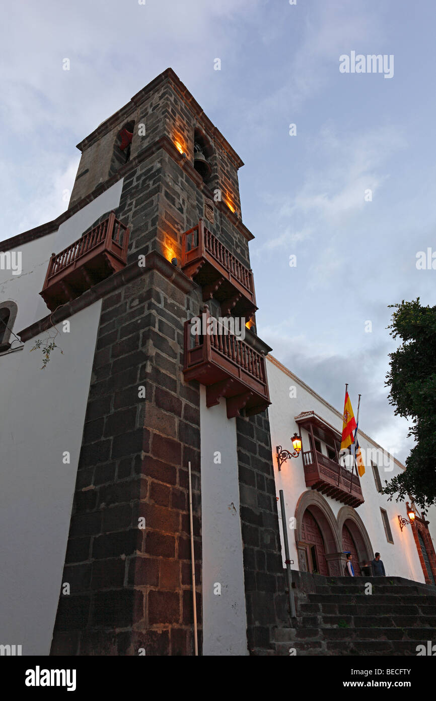 Eglise de Santo Domingo, Santa Cruz de la Palma, La Palma, Canary Islands, Spain Banque D'Images