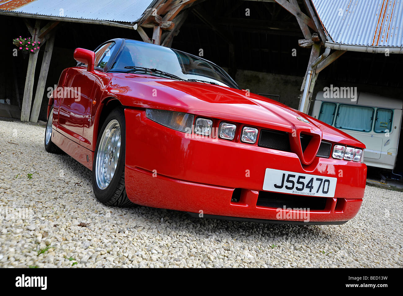 Alfa Romeo SZ Zagato voiture de sport italienne classique Banque D'Images