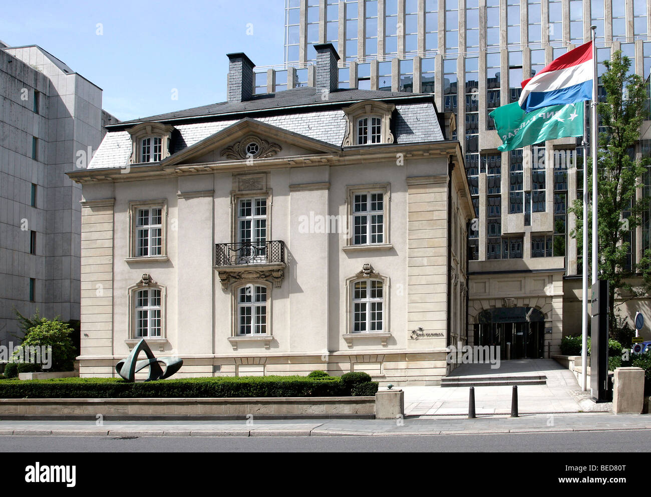 La Banque BNP Paribas, Luxembourg, Europe Banque D'Images