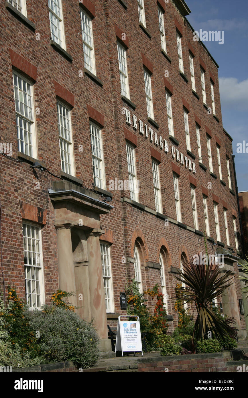 Ville de Macclesfield, Angleterre. Le xixe siècle est l'école du dimanche de l'ancien home à Macclesfield Heritage Centre et musée de la soie. Banque D'Images