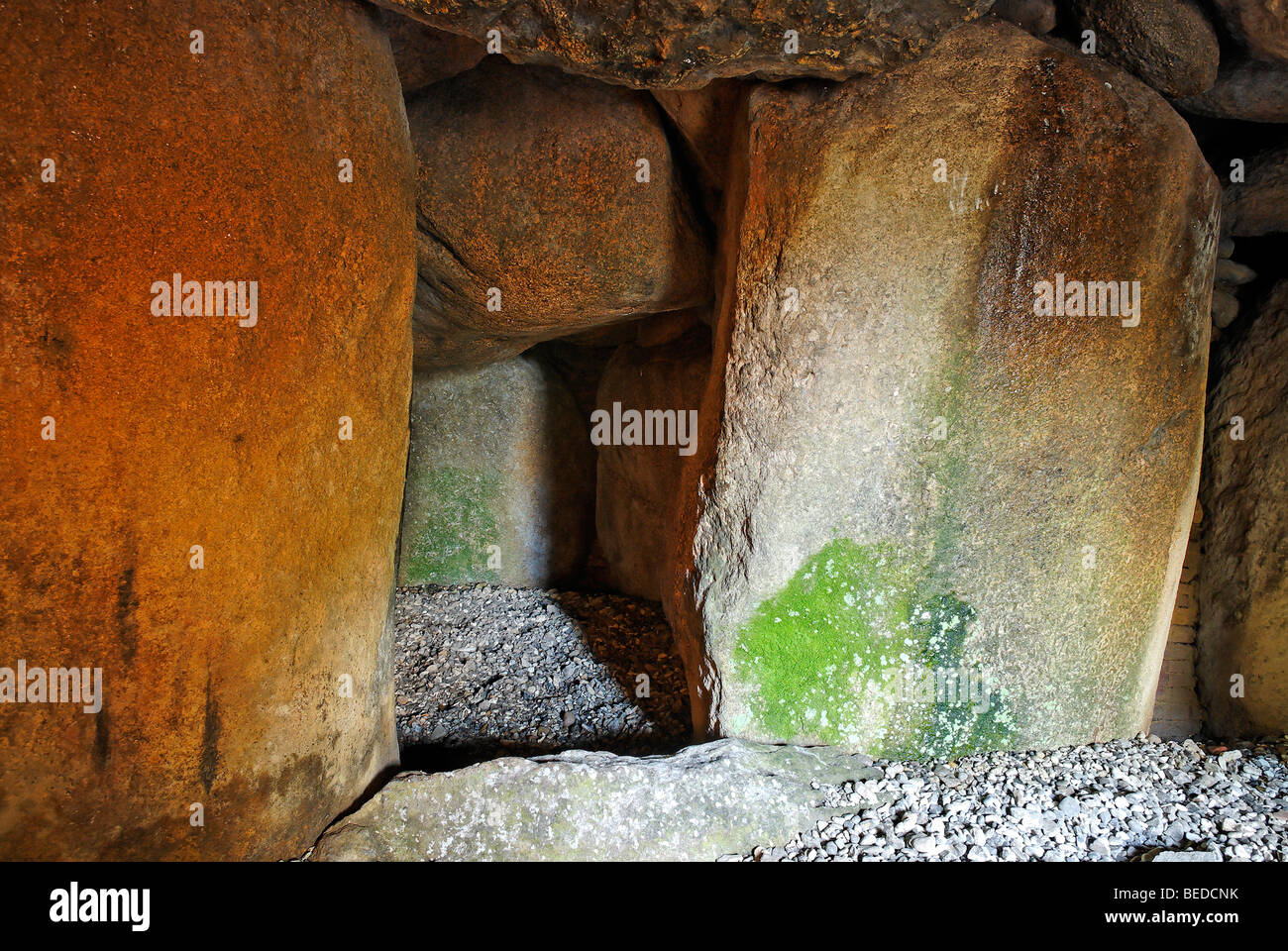 Grave, grave Lundehoj Passage mound, Jutland, Danemark, Europe Banque D'Images
