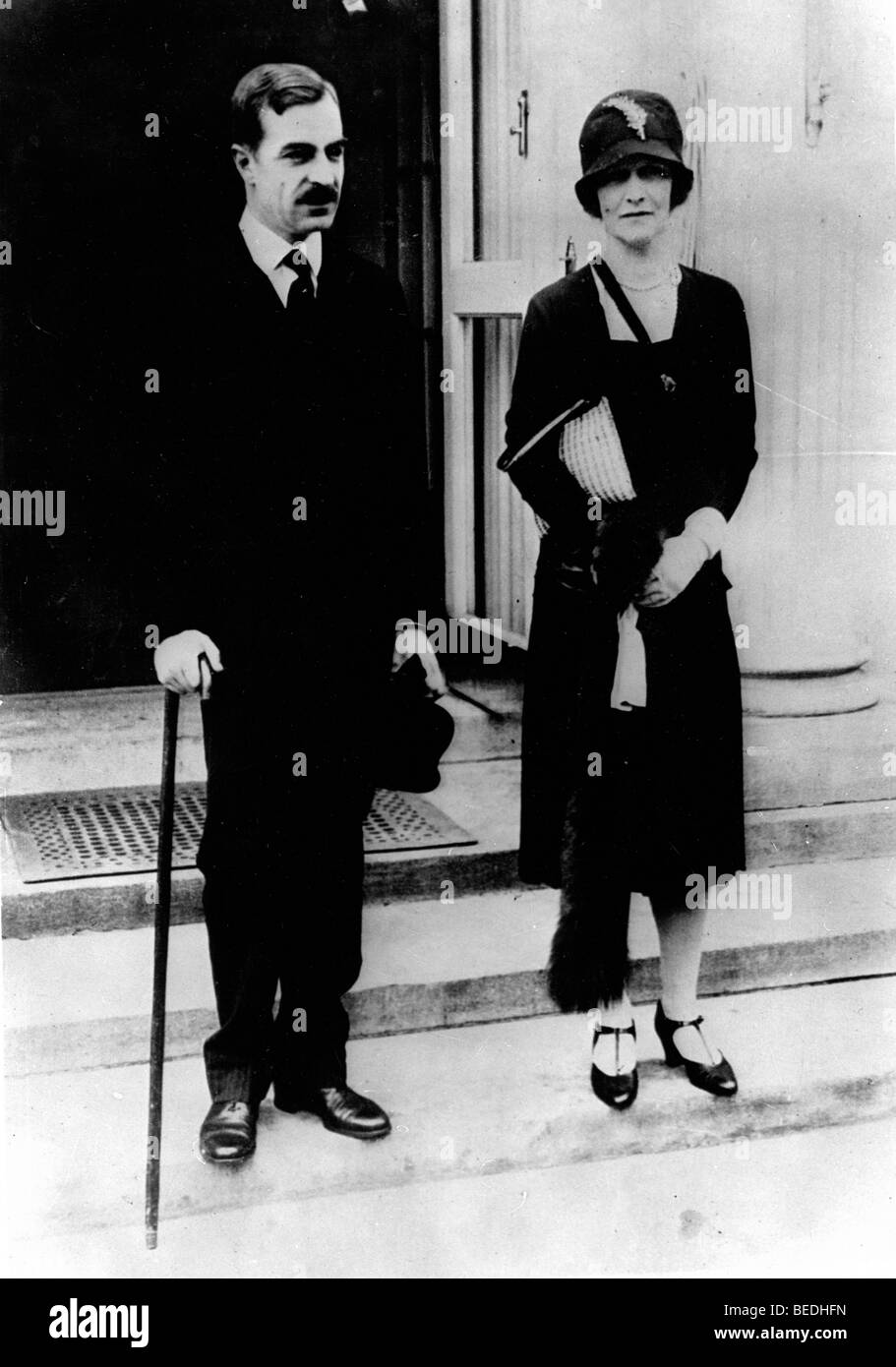 Lady Astor et le ministre des Affaires étrangères à la Maison Blanche à Washington Banque D'Images