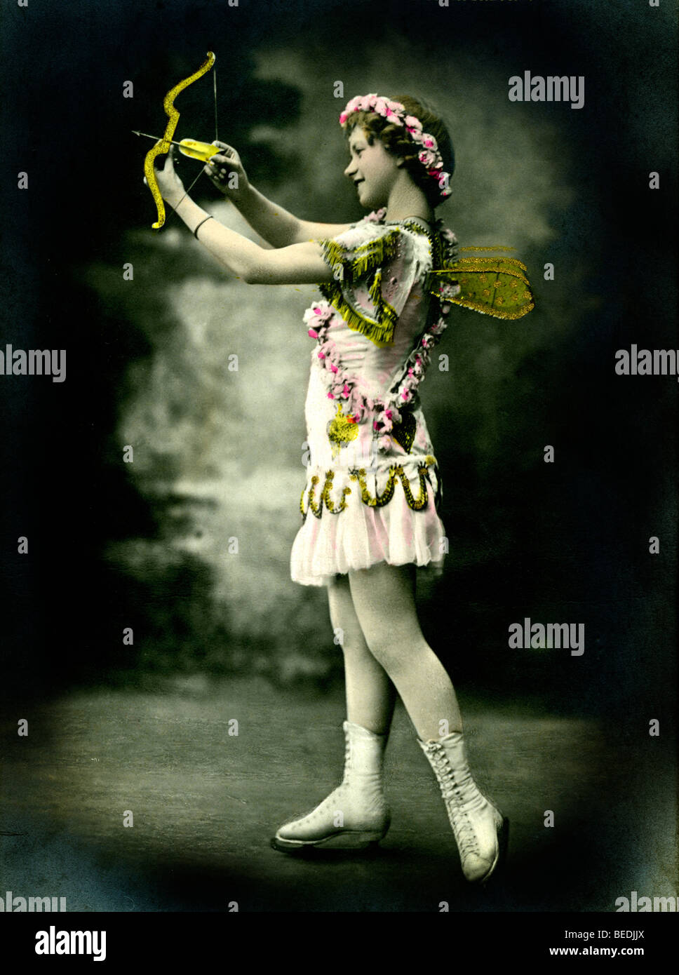 Photographie historique, Cupidon, vers 1900 Banque D'Images
