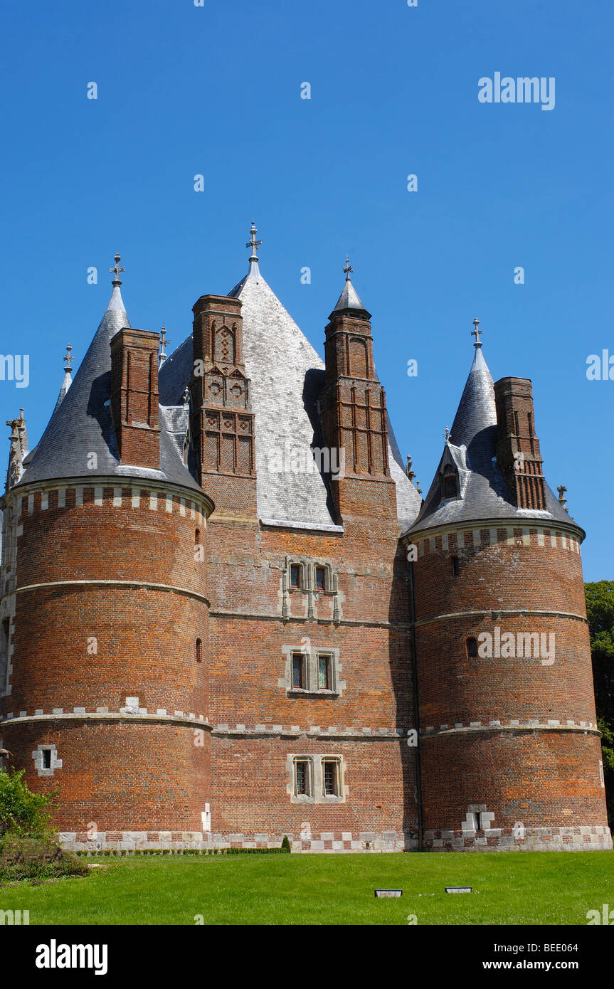 Martainville Château S. XV(château de Martainville). Haute-Normandie. La Normandie. France Banque D'Images
