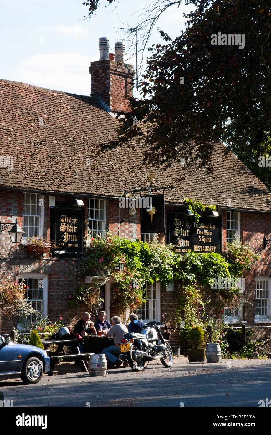 Le Star Inn, à Waldron village de Sussex England Banque D'Images