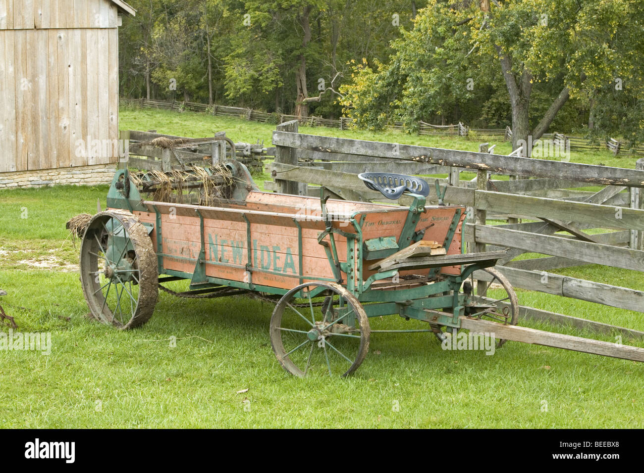 Vieilles machines agricoles Banque D'Images