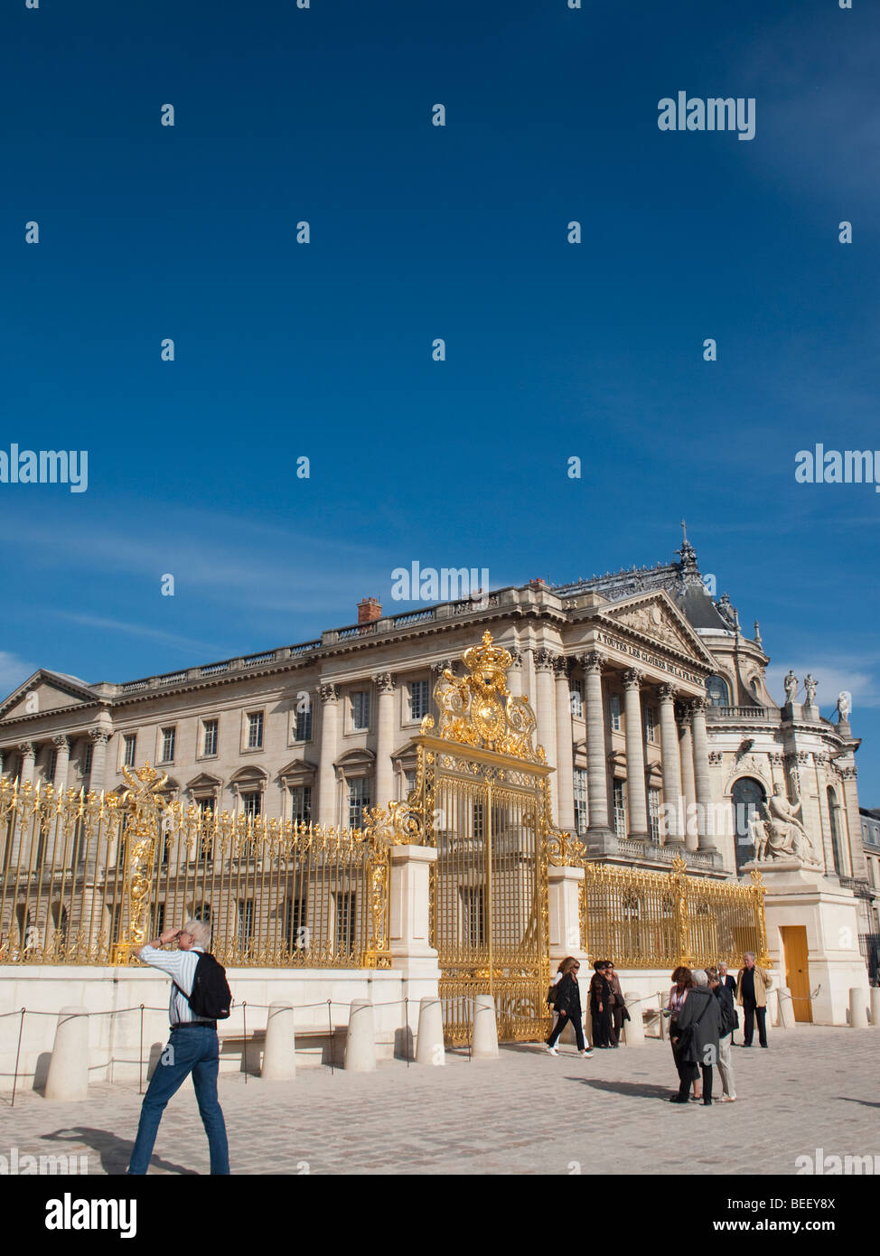 Une photographie d'une série de palais de Versailles en France. Banque D'Images