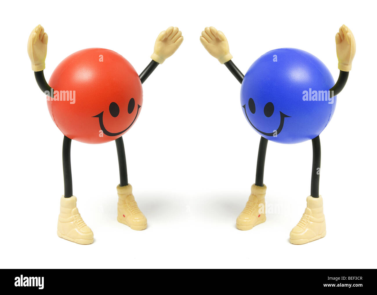 Jouets de Smiley Banque D'Images