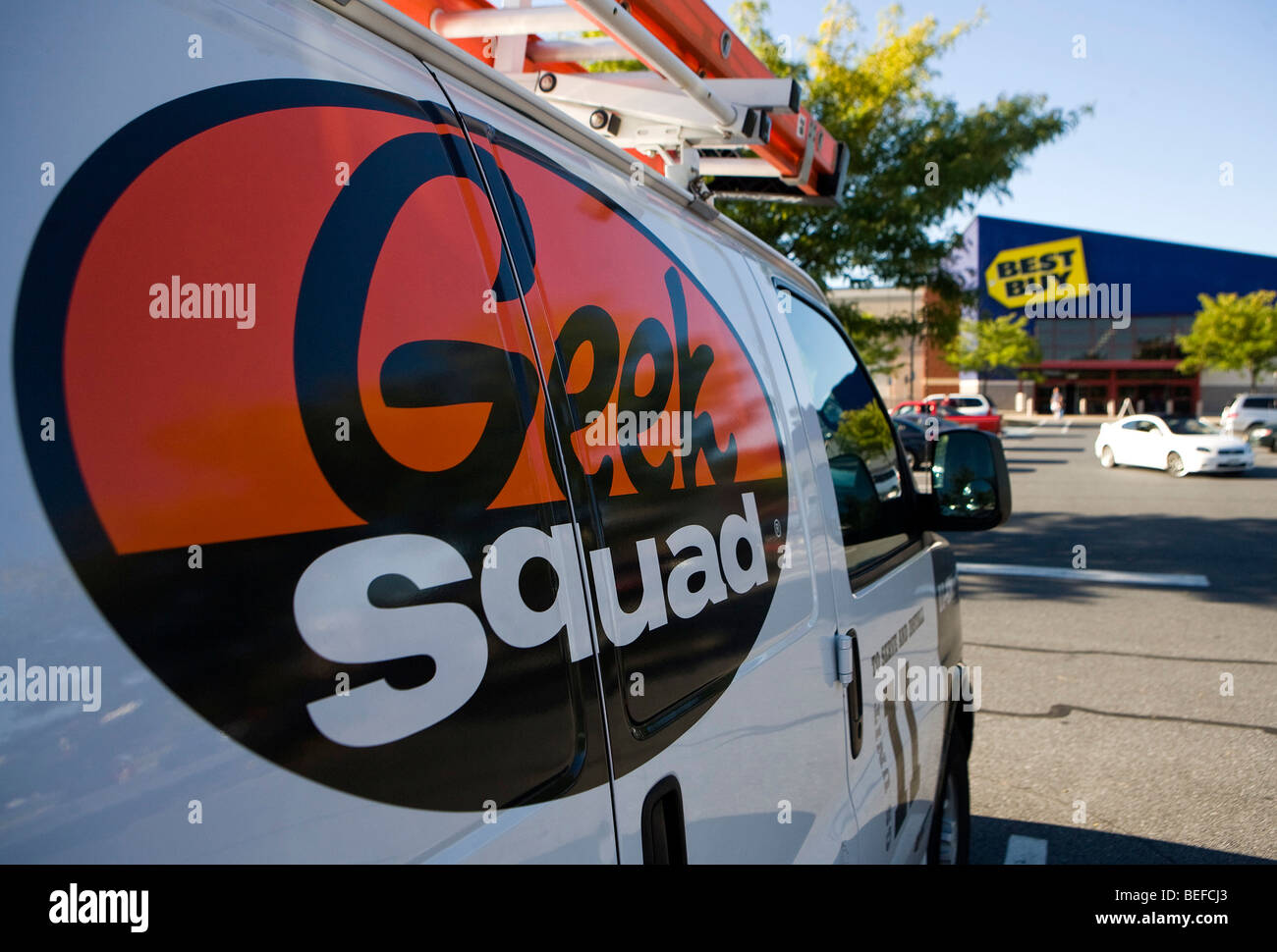 Un emplacement de vente au détail Best Buy dans le Maryland Banque D'Images