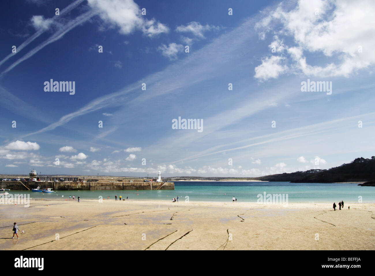 Plage de St Ives, Cornwall, UK Banque D'Images