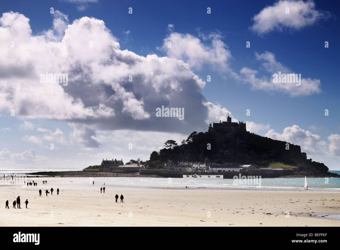 St Michael's Mount, Cornwall, Angleterre, Royaume-Uni Banque D'Images