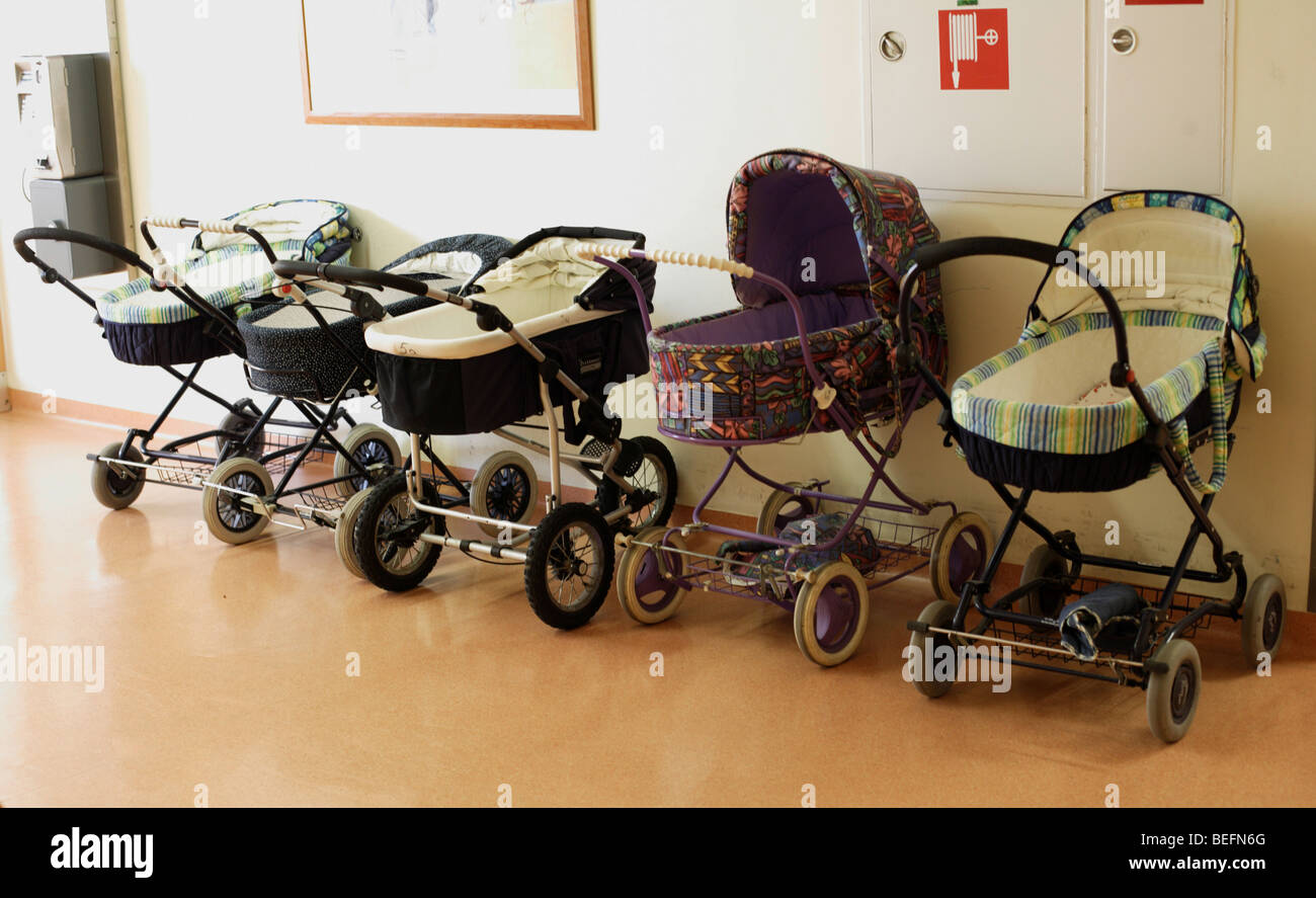 Vides poussettes Banque D'Images