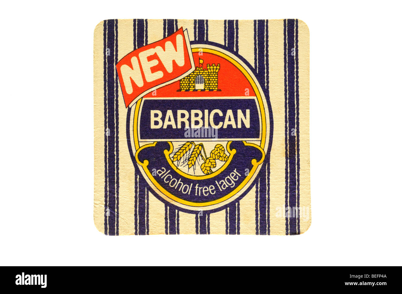 Barbican nouvelle lager sans alcool Banque D'Images