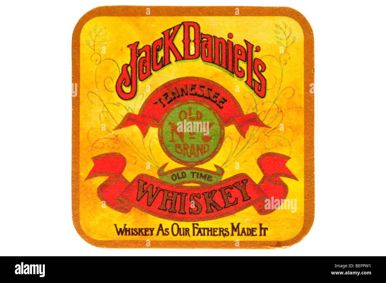 Jack daniels old n°7 brand old time Tennessee whiskey whiskey comme nos pères ont Banque D'Images