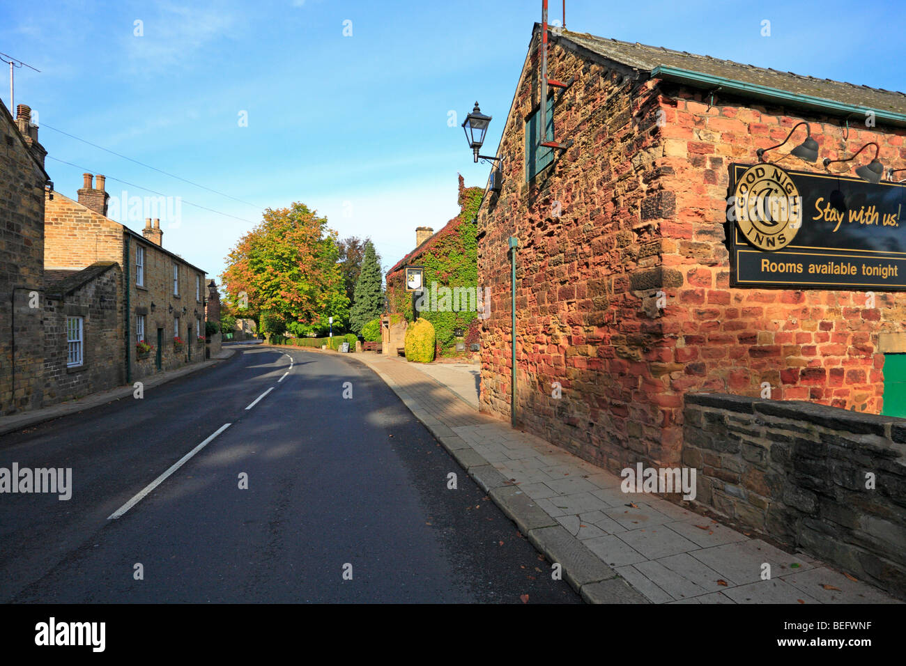 Village de Wentworth, Rotherham, South Yorkshire, Angleterre, Royaume-Uni. Banque D'Images