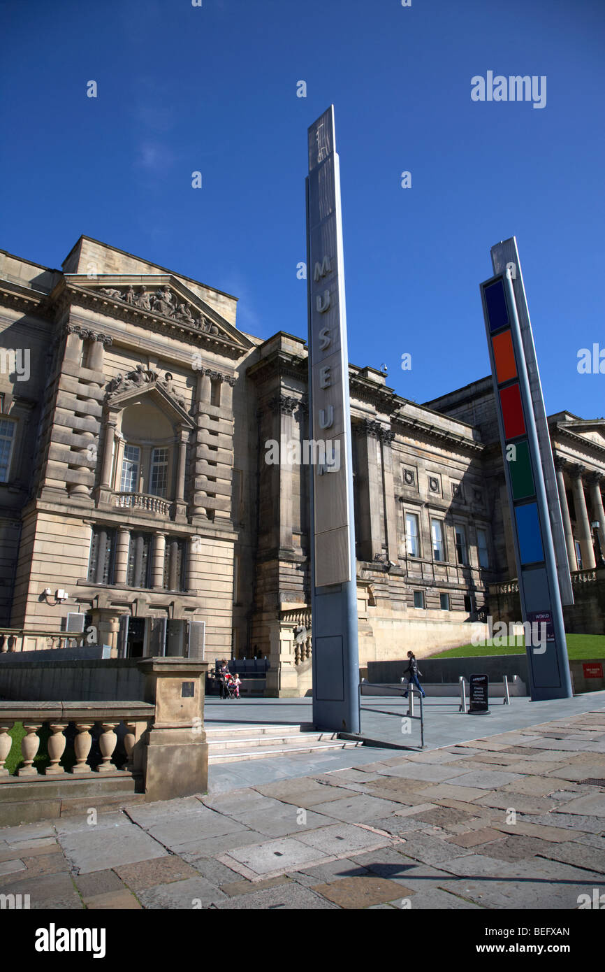 Le Musée du Monde William Brown Street Liverpool Merseyside England conservation uk Banque D'Images