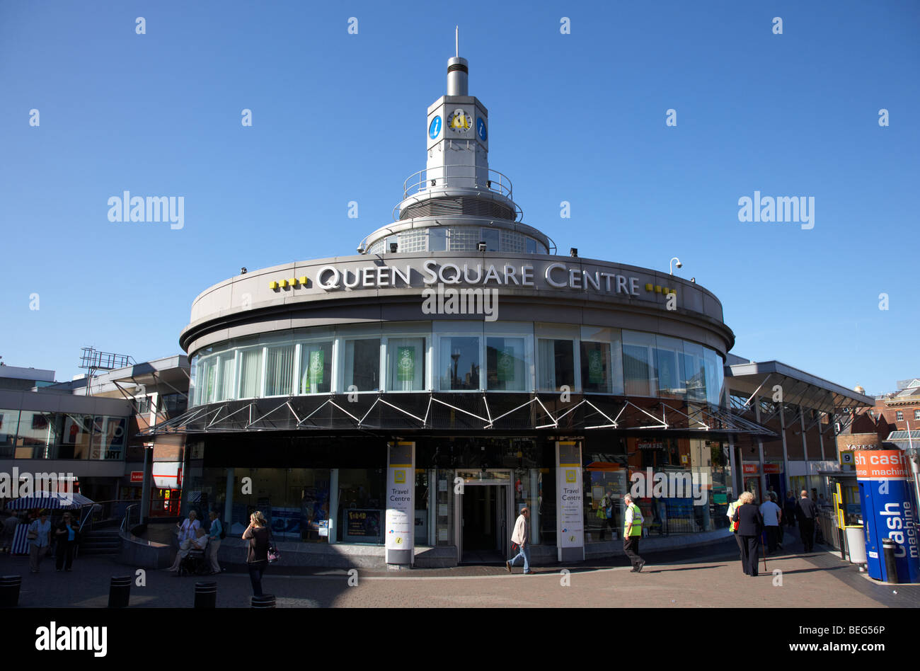Queen Square travel center pour merseytravel Liverpool Merseyside England uk Banque D'Images