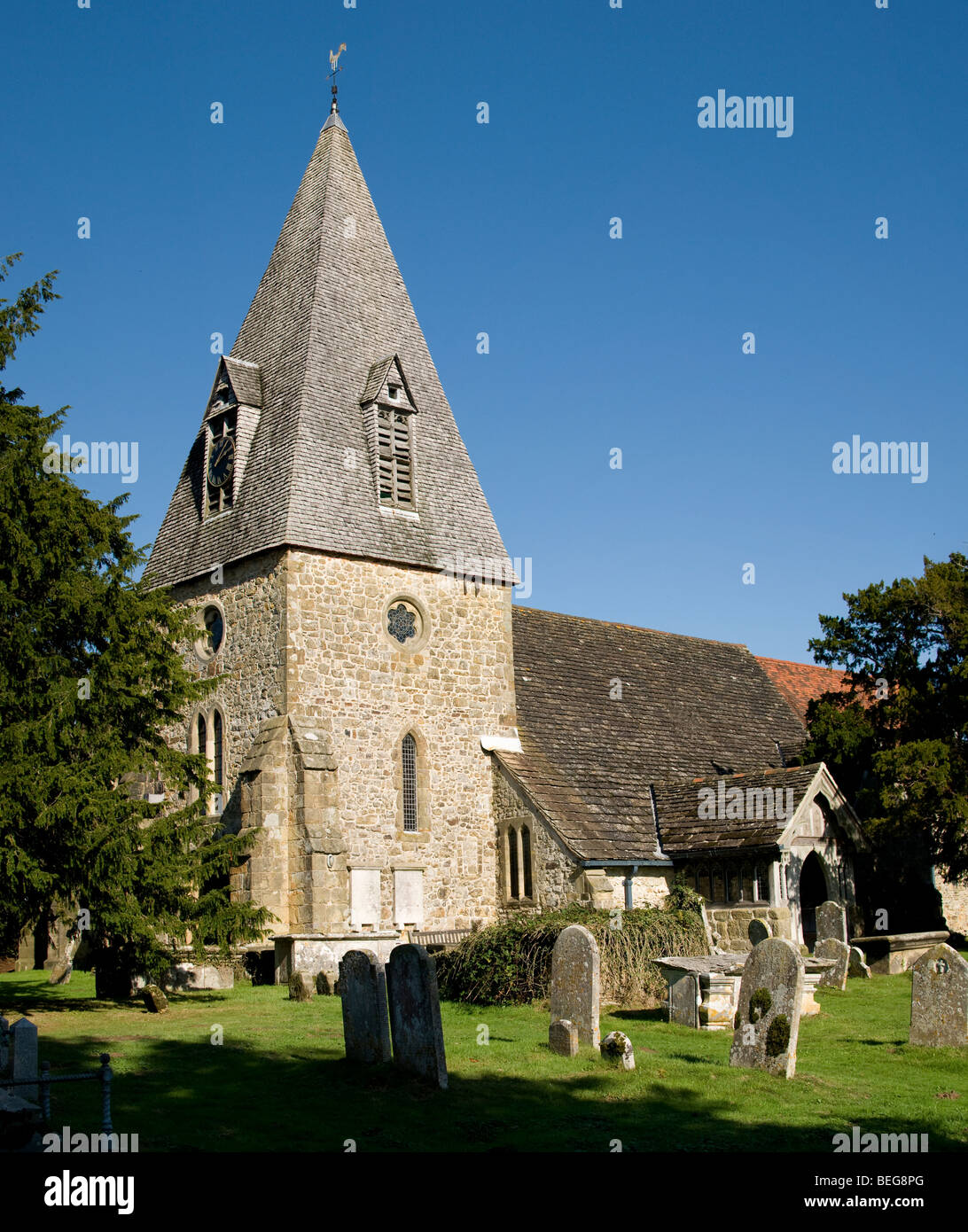 L'église Saint Pierre, Chailey, Sussex, Angleterre. Banque D'Images