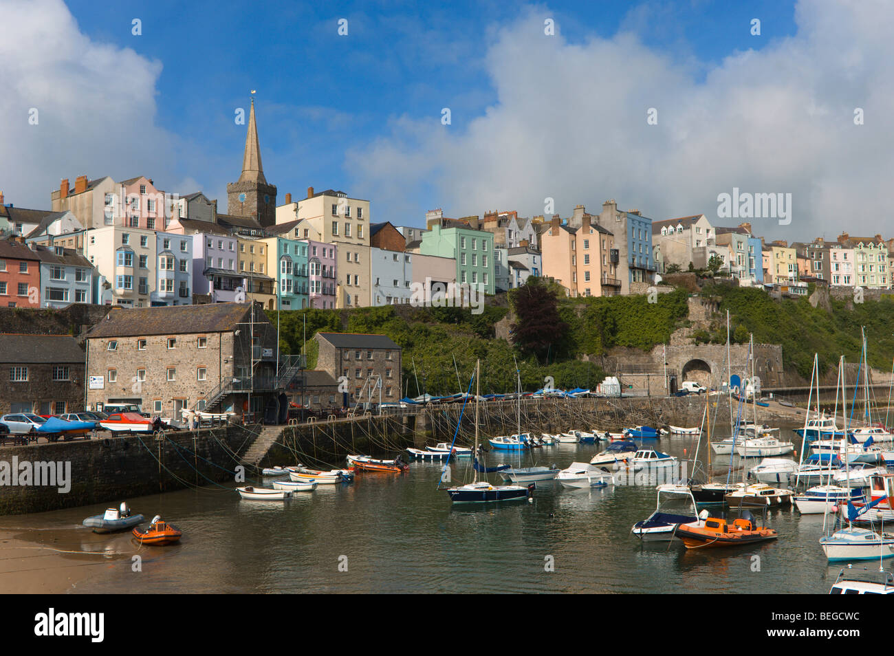 Tenby, Pembrokeshire, Pays de Galles, Royaume-Uni. Banque D'Images