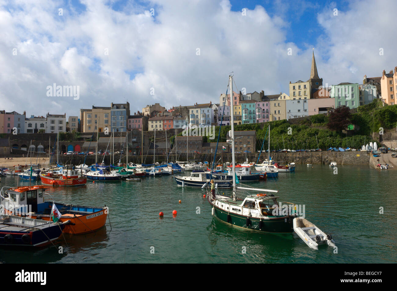 Tenby, Pembrokeshire, Pays de Galles, Royaume-Uni. Banque D'Images