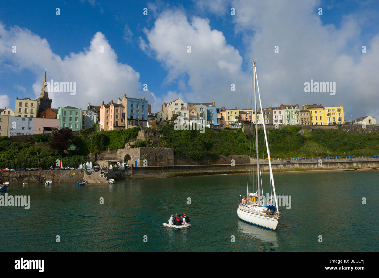 Tenby, Pembrokeshire, Pays de Galles, Royaume-Uni. Banque D'Images