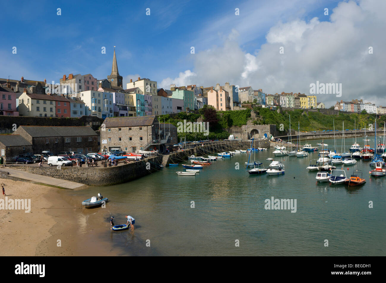 Tenby, Pembrokeshire, Pays de Galles, Royaume-Uni. Banque D'Images