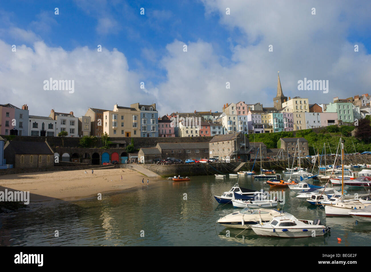 Tenby, Pembrokeshire, Pays de Galles, Royaume-Uni. Banque D'Images