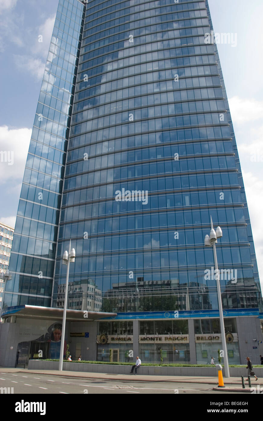 La Tour Madou Plaza, Bruxelles (partie de la Commission européenne) Banque D'Images