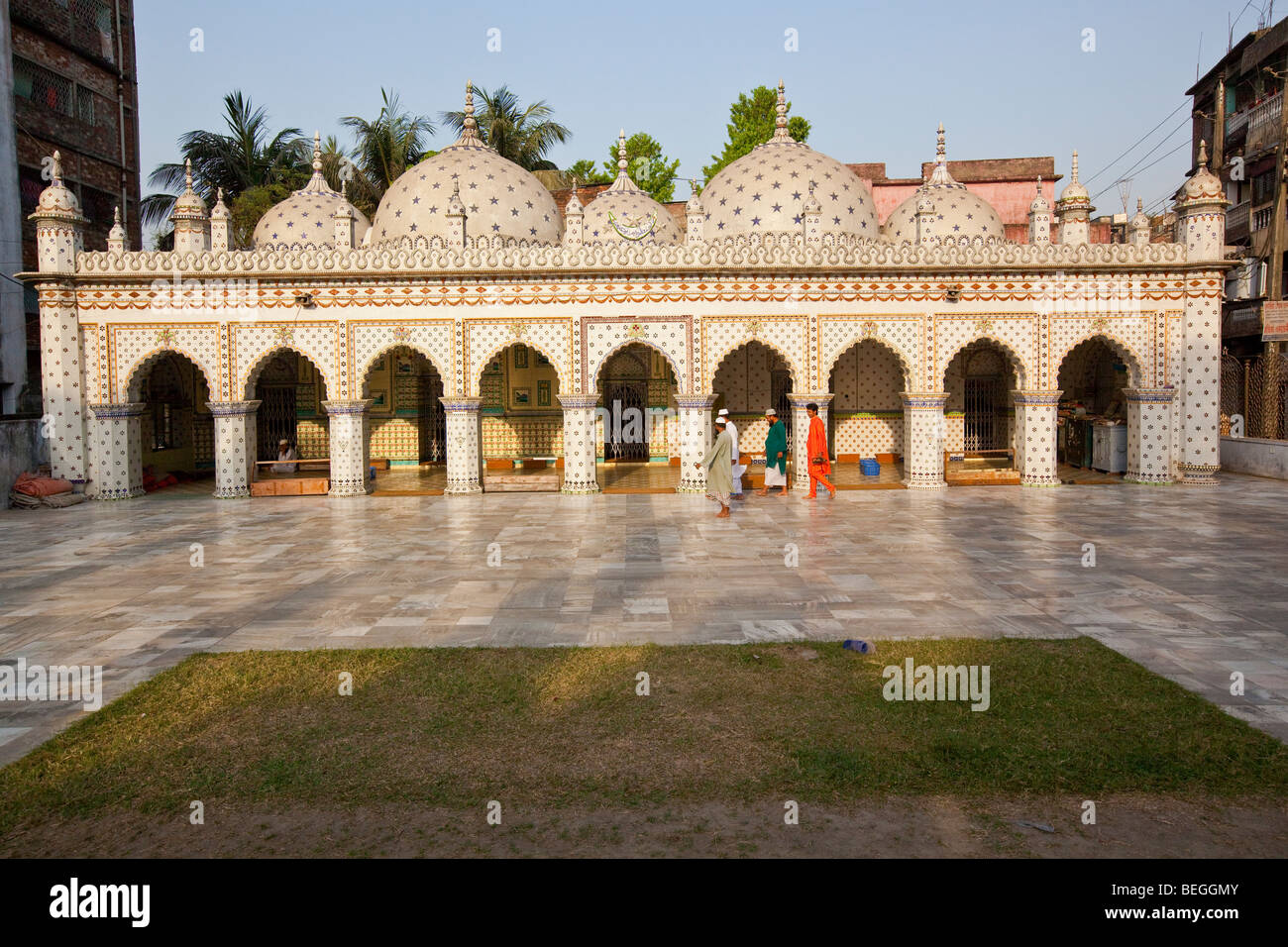 Mosquée ou Tara Masjid Star à Dhaka Bangladesh Banque D'Images
